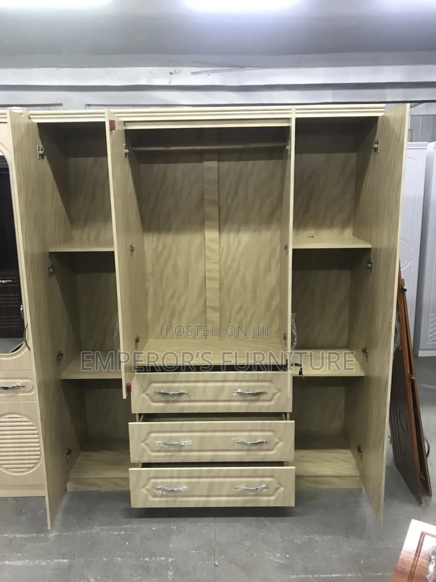 Imported Modern Classic Four Door Wardrobe
