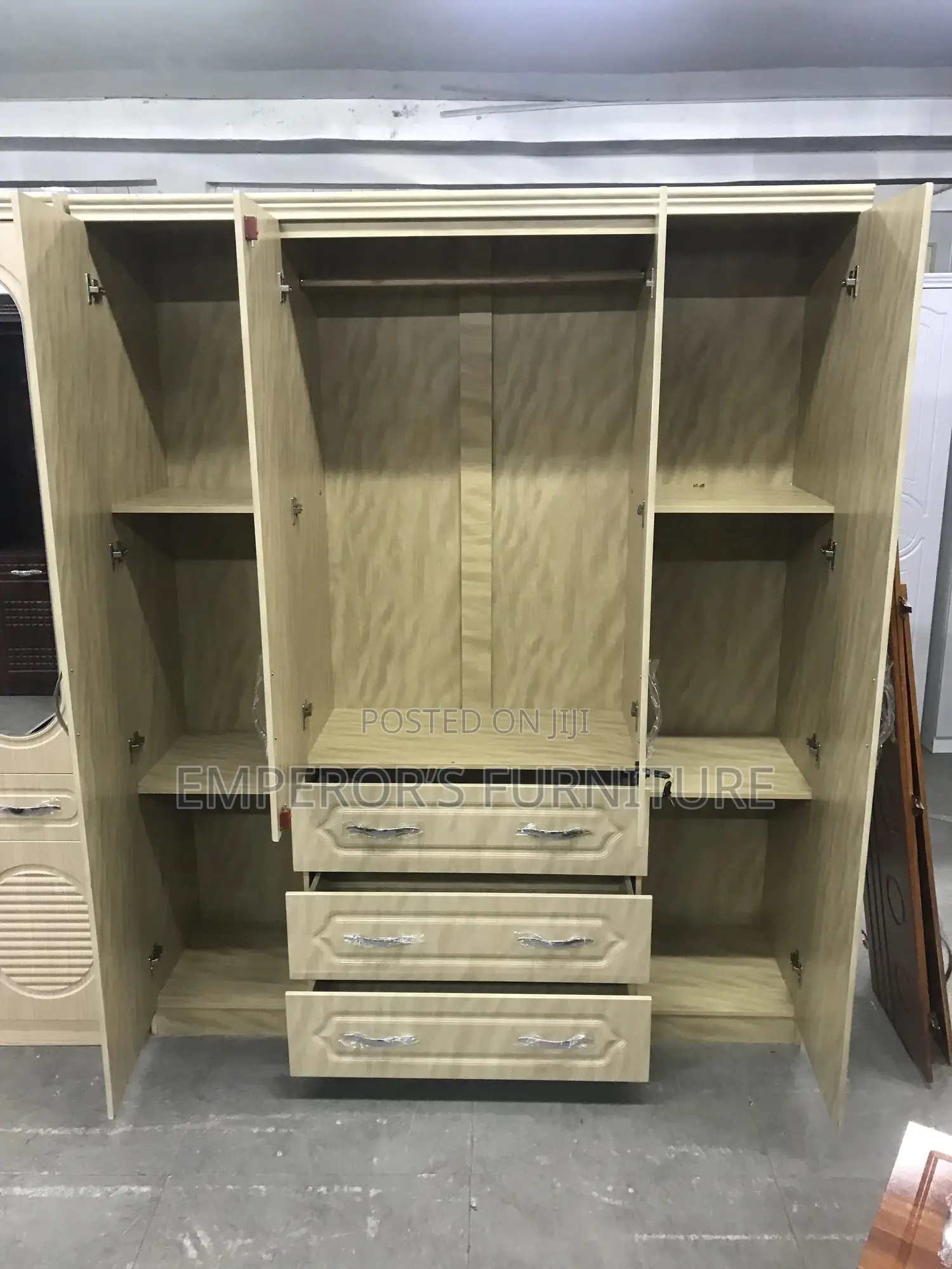 Imported Modern Classic Four Door Wardrobe
