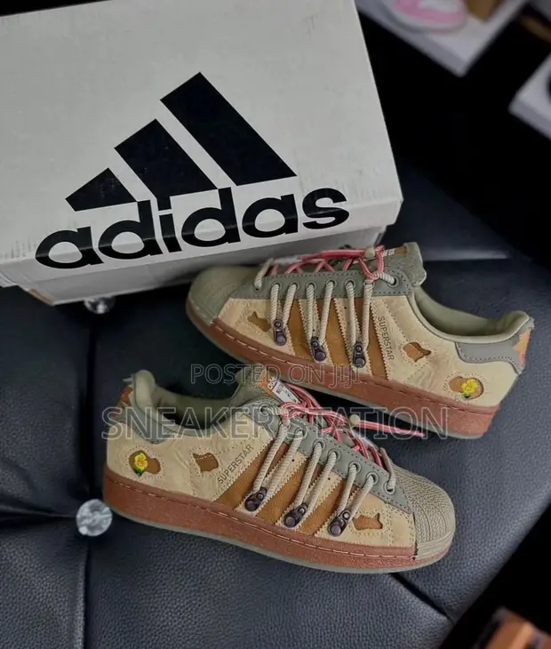 adidas gazelle silver green womens Adidas x Hellstar Superstar II 'Creamsicle'