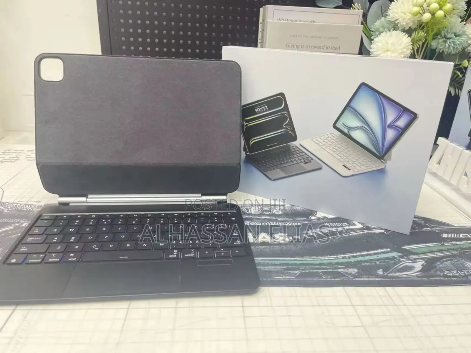 Magic Keyboard For iPad Air M2/M3gen 11 Inch (Black)