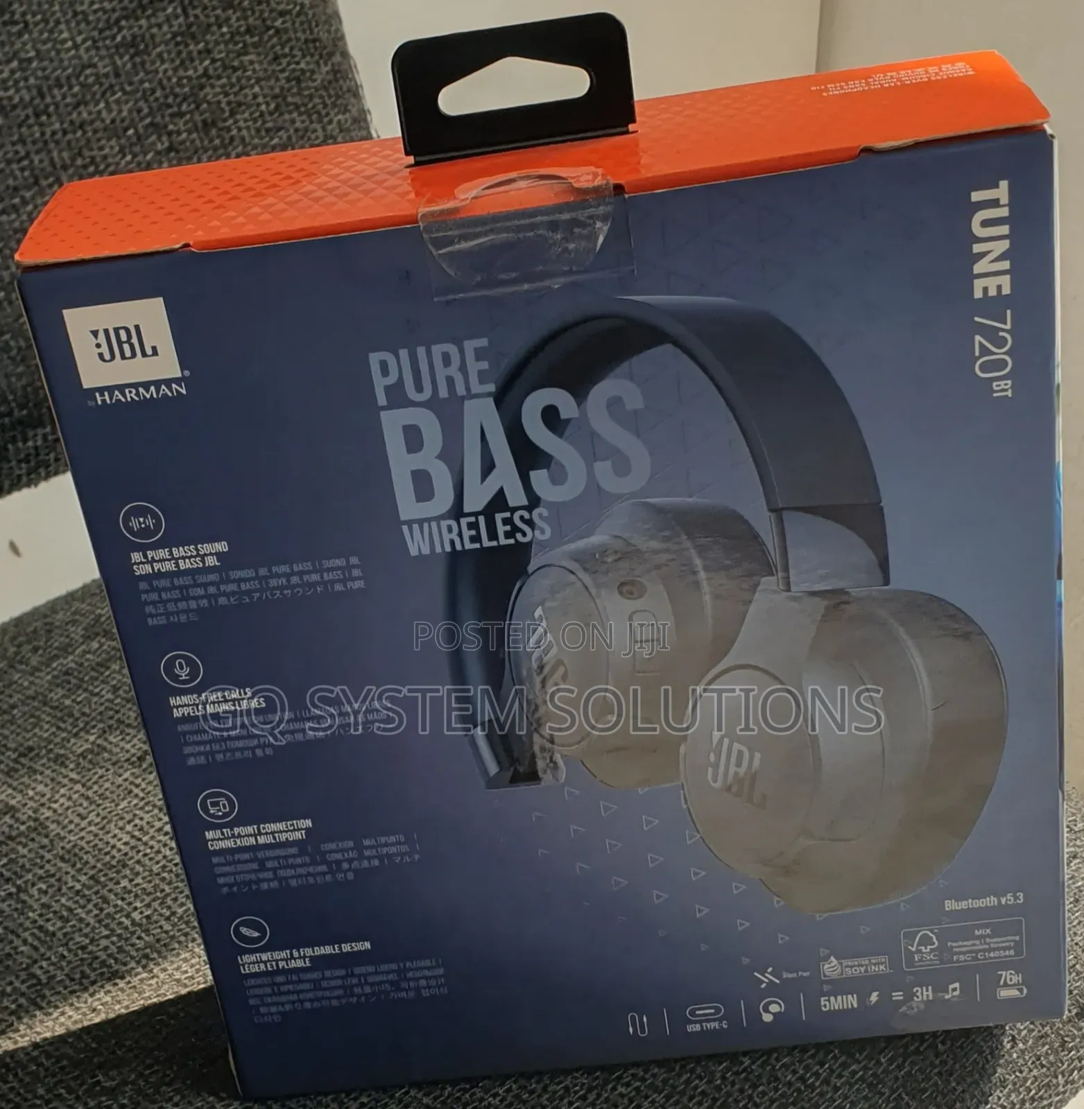 JBL Tune 720 Bluetooth Headset