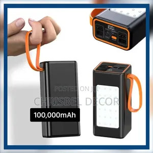 100, 000mah Power Bank With Led Display For Battery.