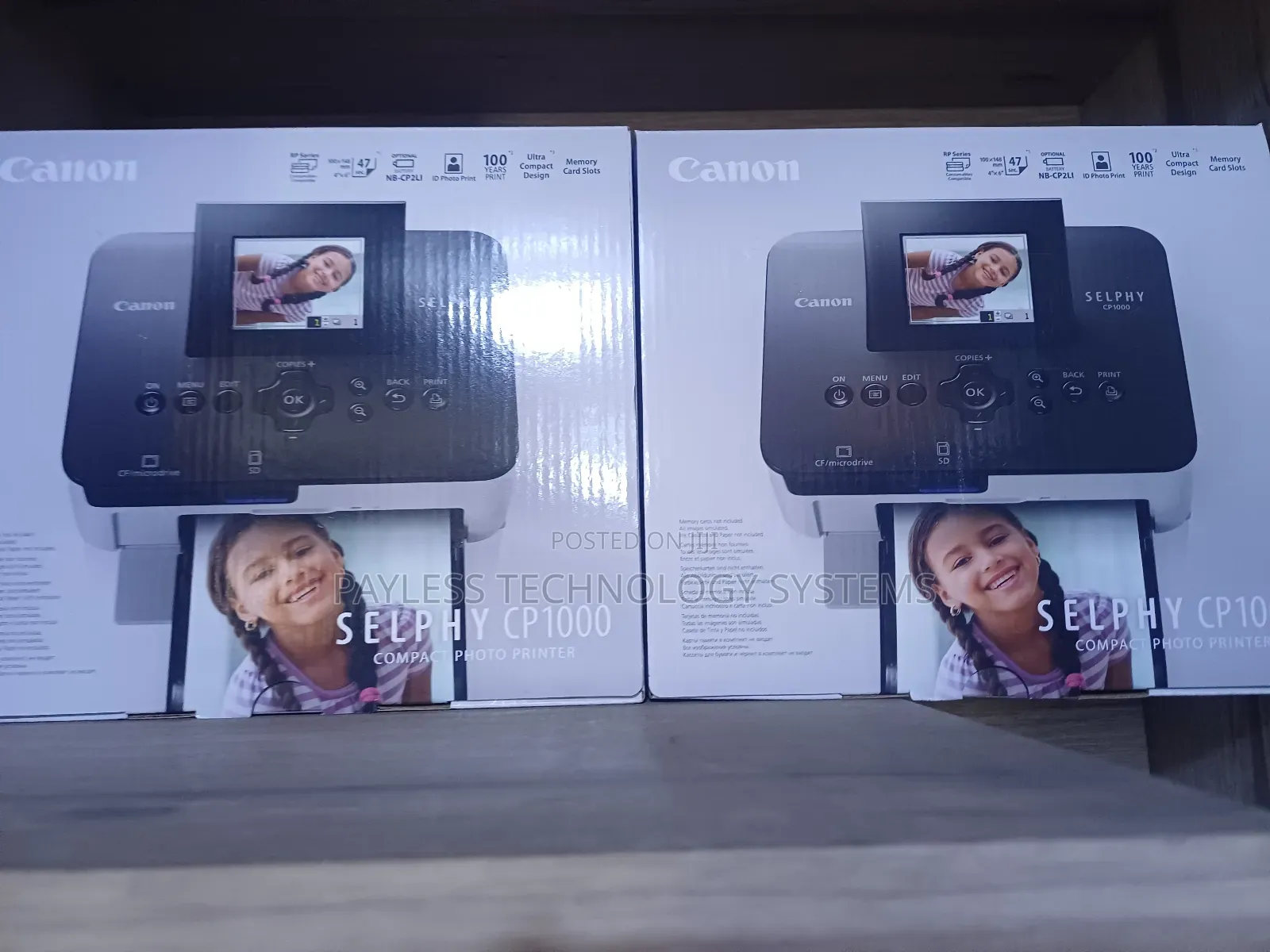 Canon Selphy Cp1000 Compact Photo Printer