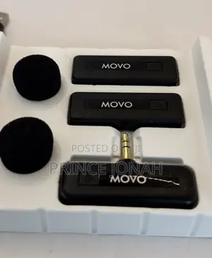 Movo Wireless Mini Duo Microphones For Camera Video Recording