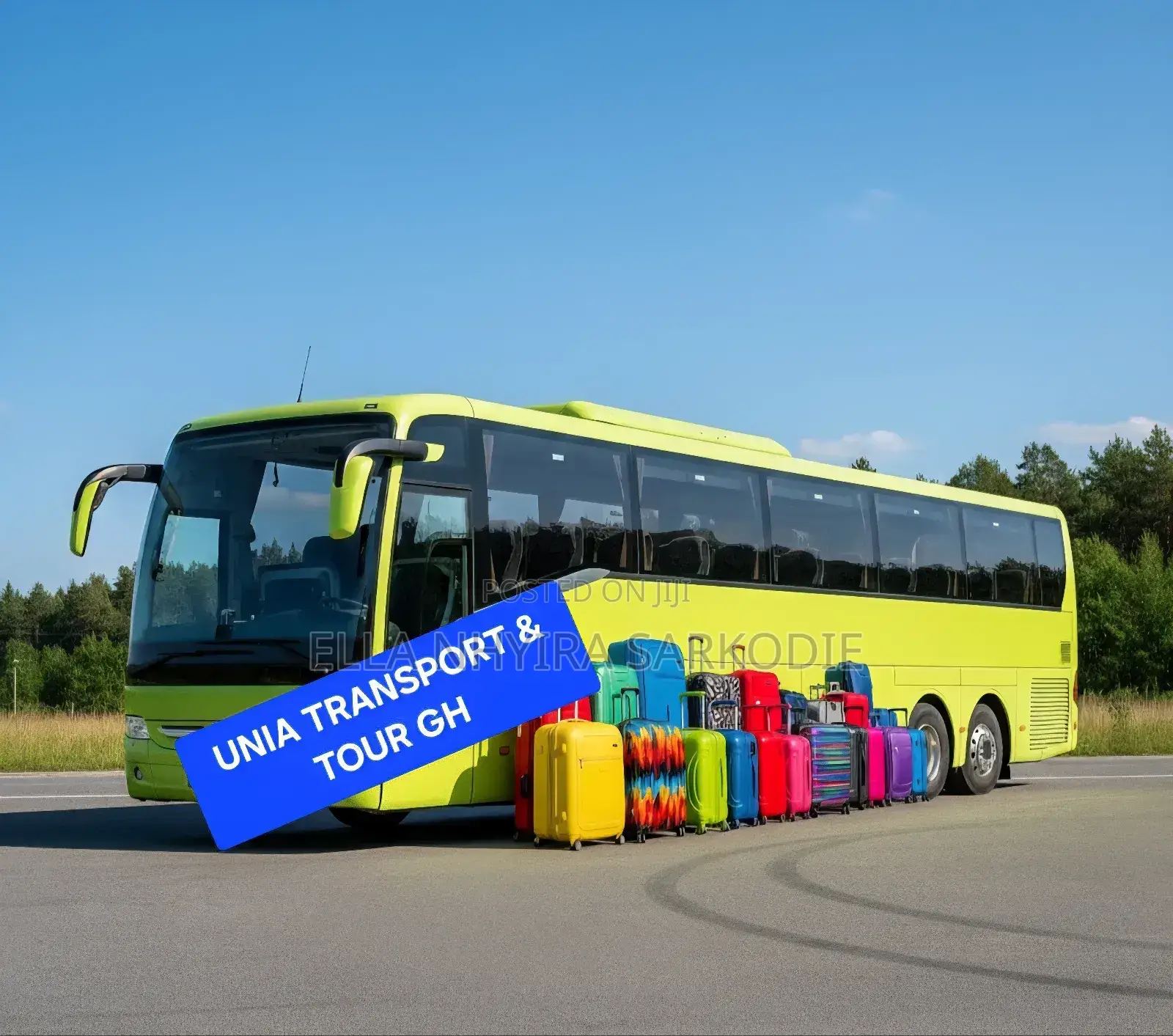 Executive Coaches 50seater Bus for Hiring in Ghana