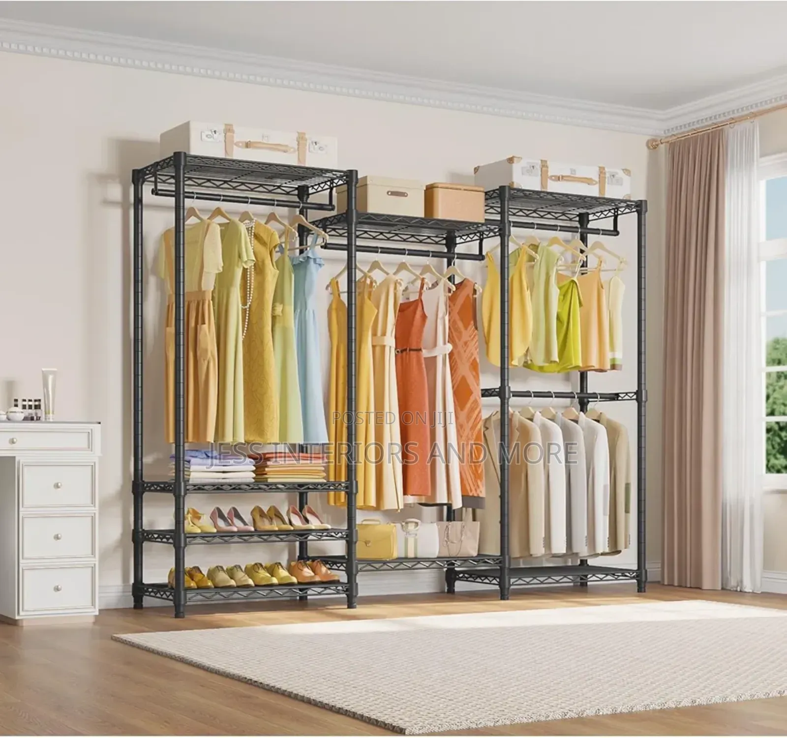 Heavy Duty Clothes Rack (Vipek V5)
