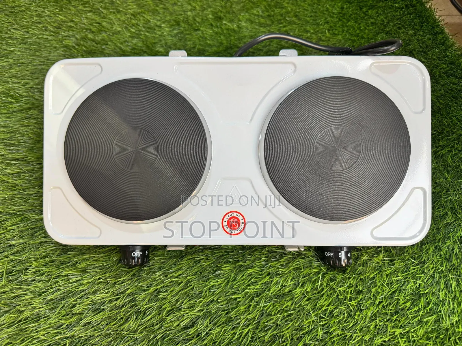 2 in 1 White Hotplate (Without Handle)