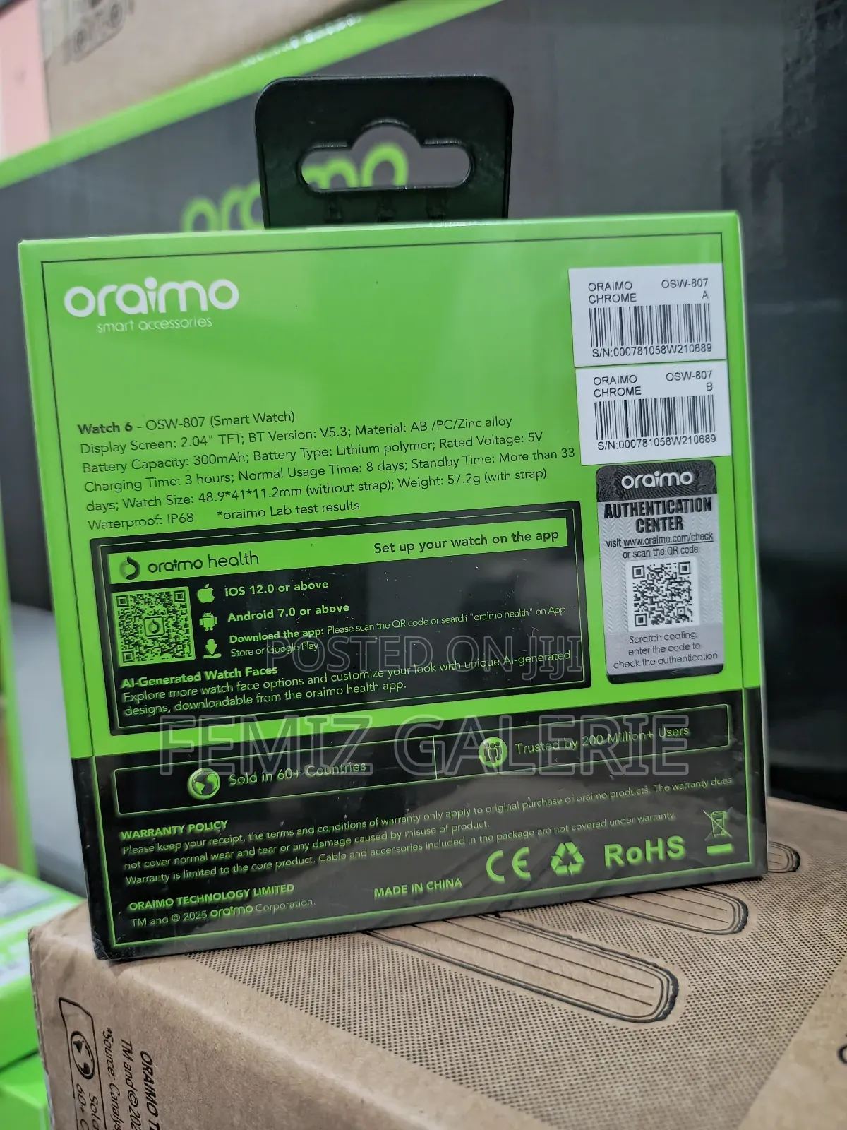 Oraimo Watch 6 Smart Watch