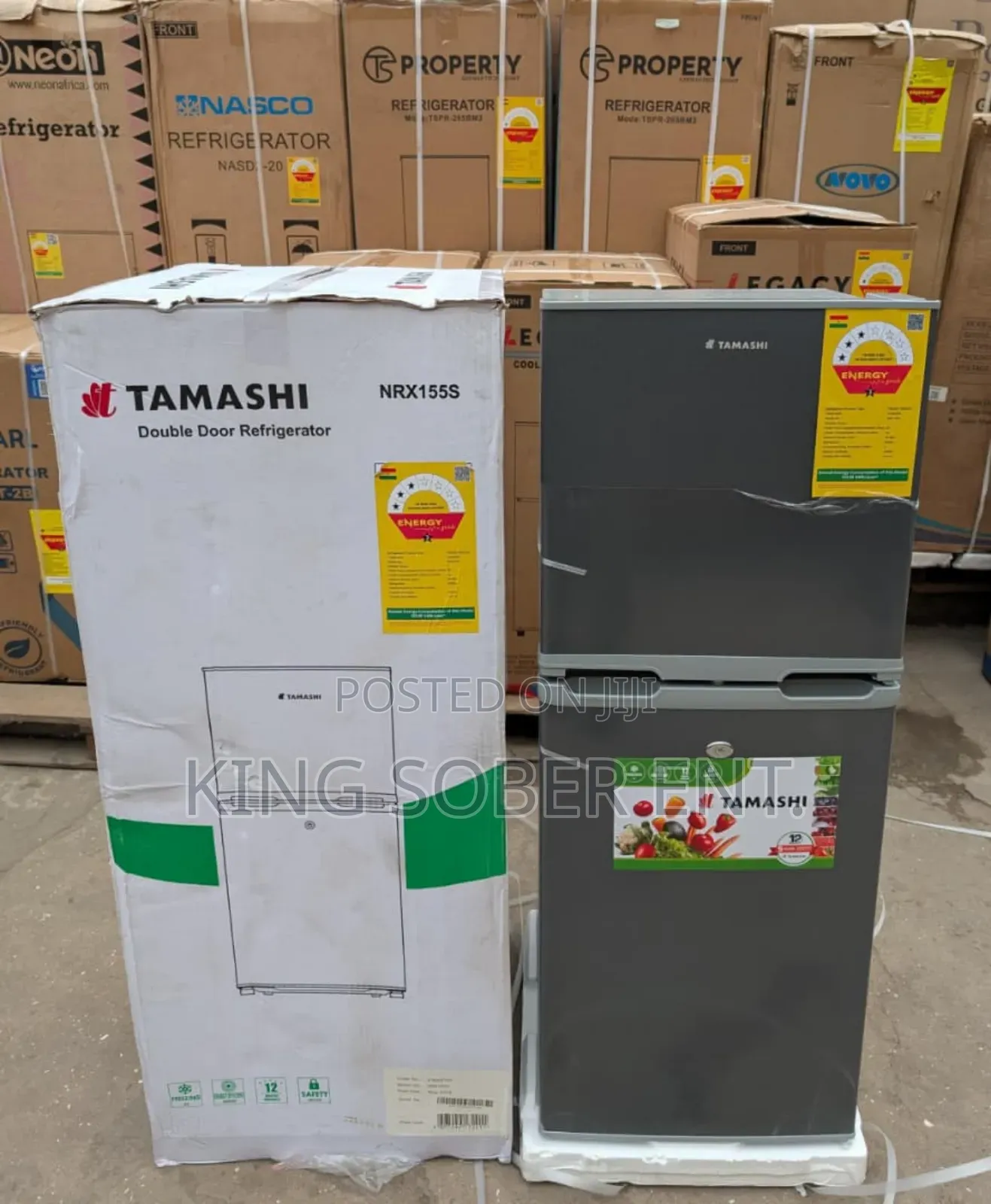 Tamashi Refrigerator 127l Spacious Fridge 2400gh