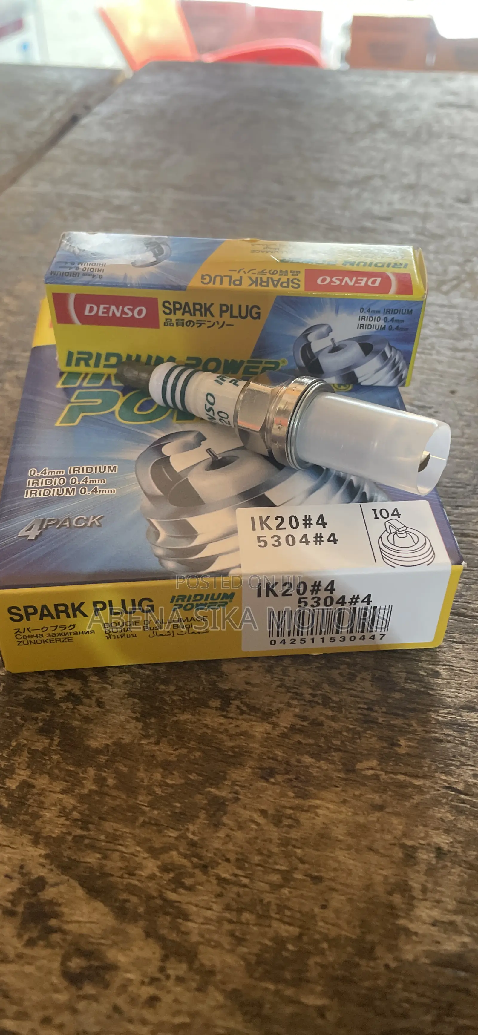 Ik20#4 5304 #4 Denso Iridium 16 Short