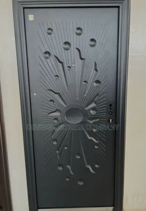 Quality Black Steel Single Door
