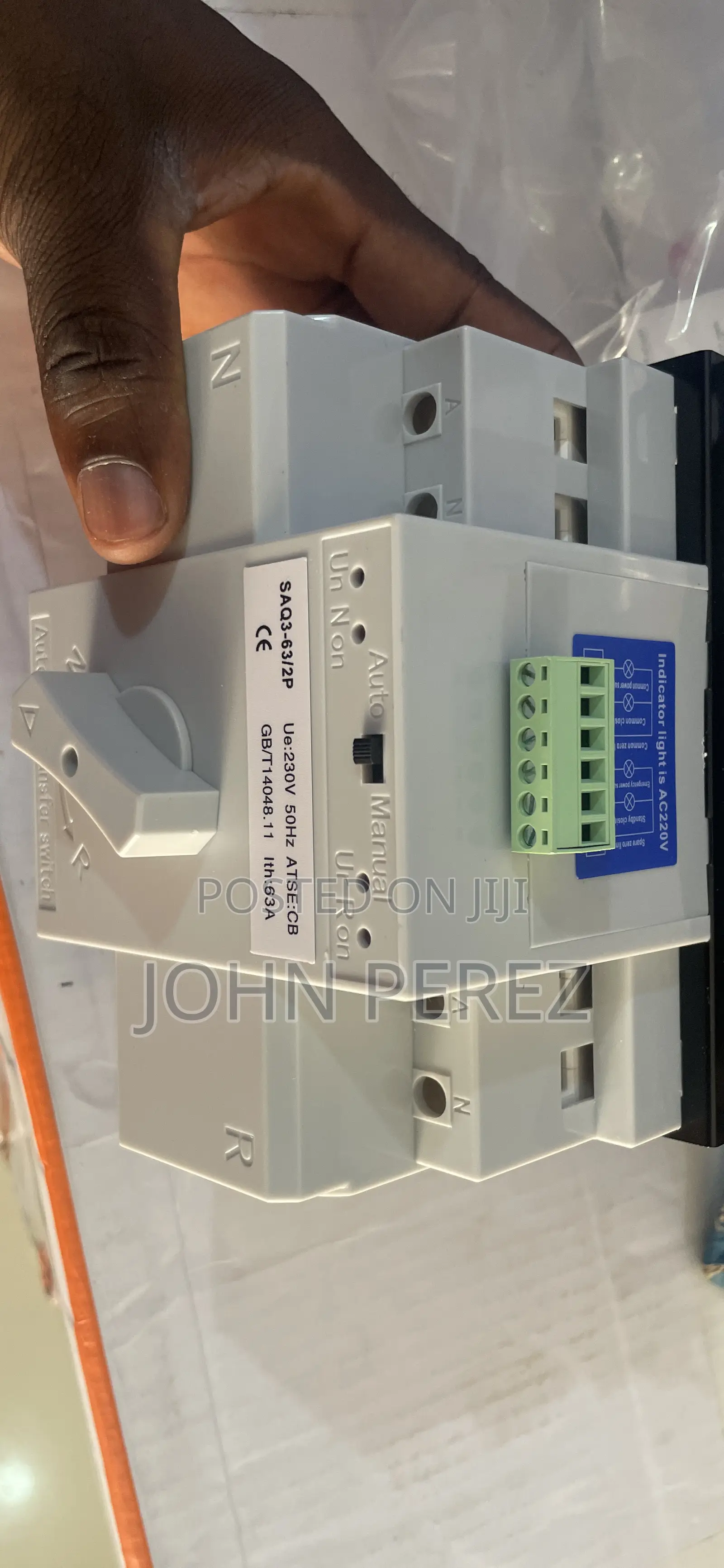 2p 63a Automatic Changeover