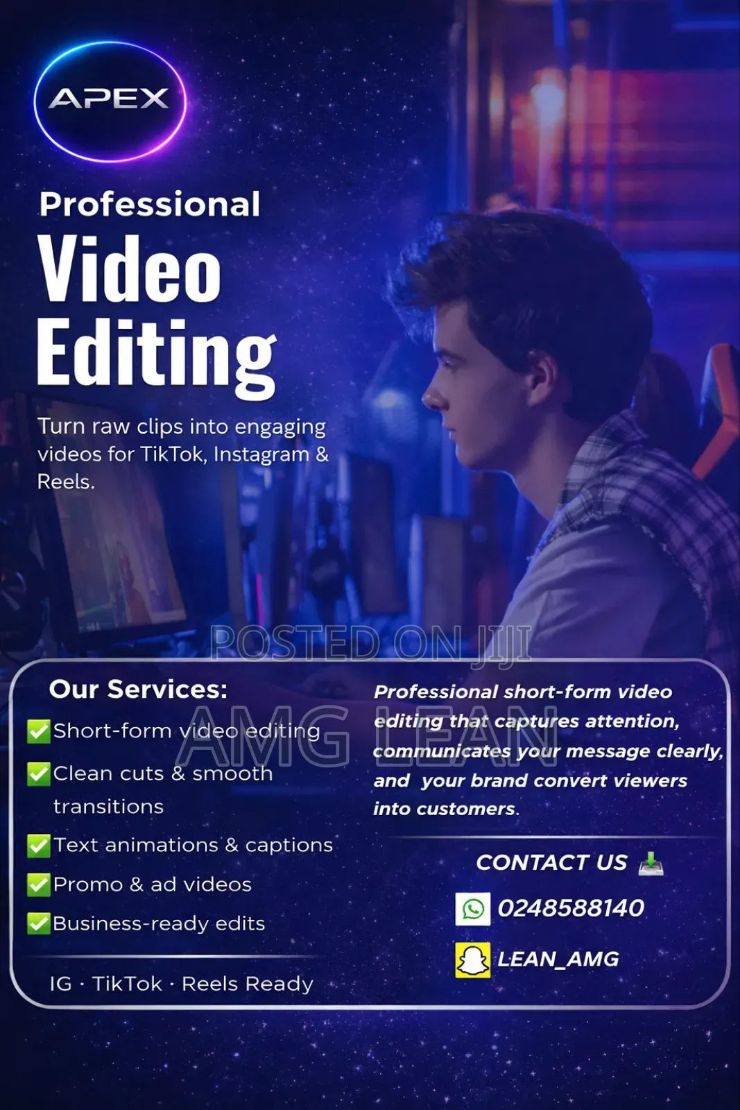 Professional Short-Form Video Editing Services