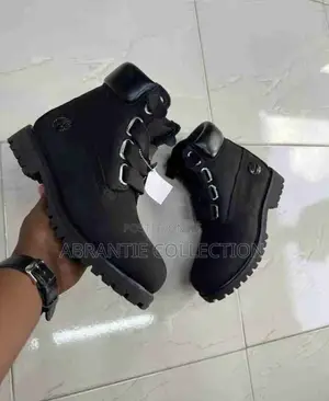 Black Timberland Big Laces Boot Available