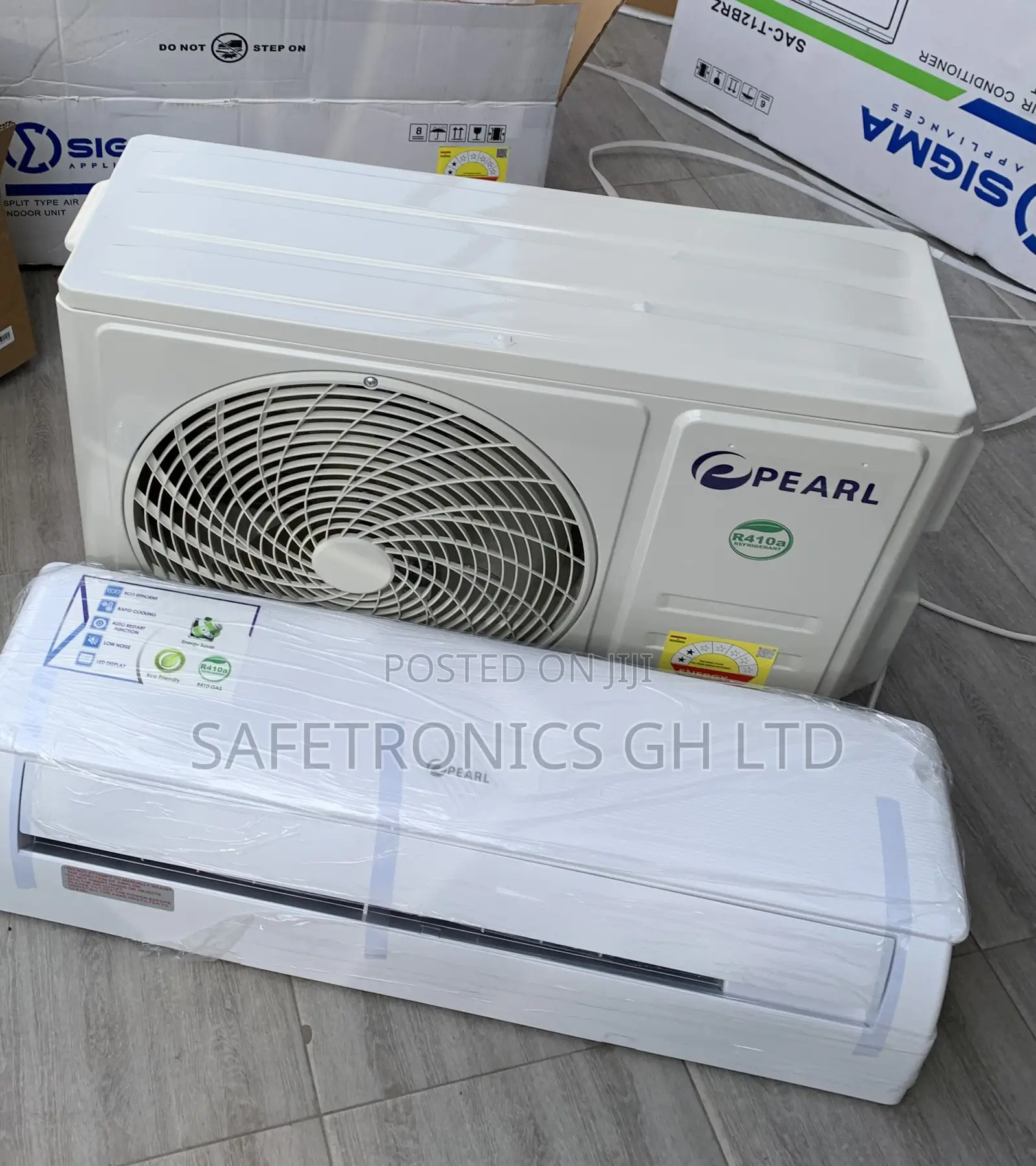 Turbo Cooling White Electric 1.5 Horsepower Pearl Ac
