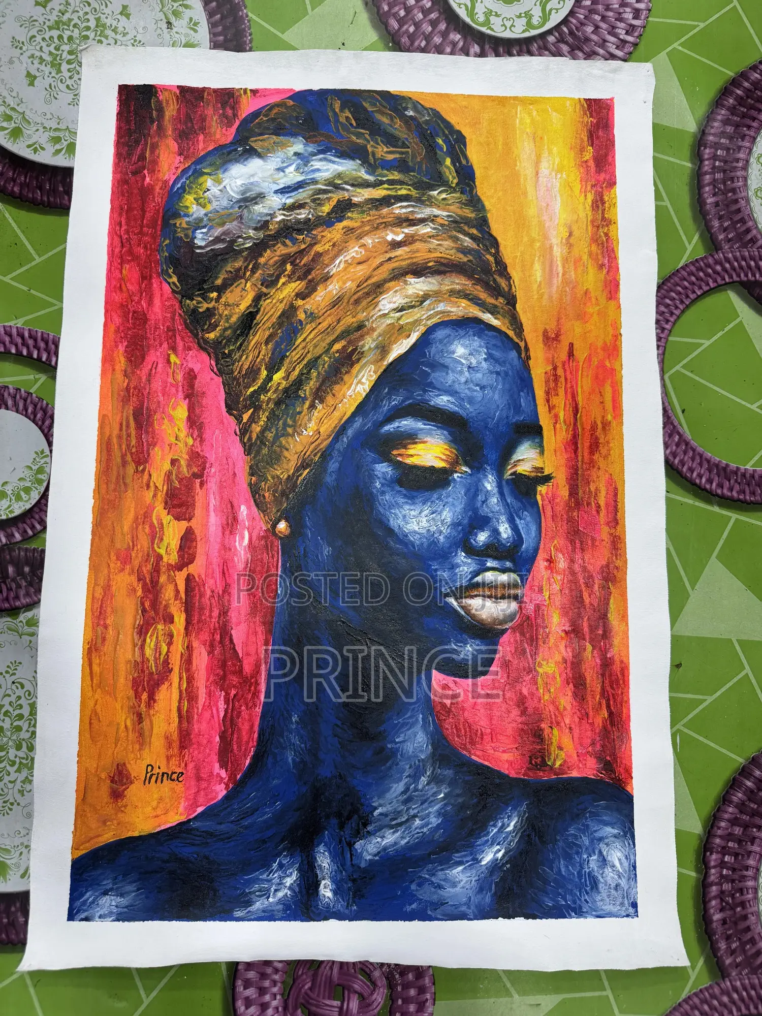 Acrylic Canvas Paintings Art Works