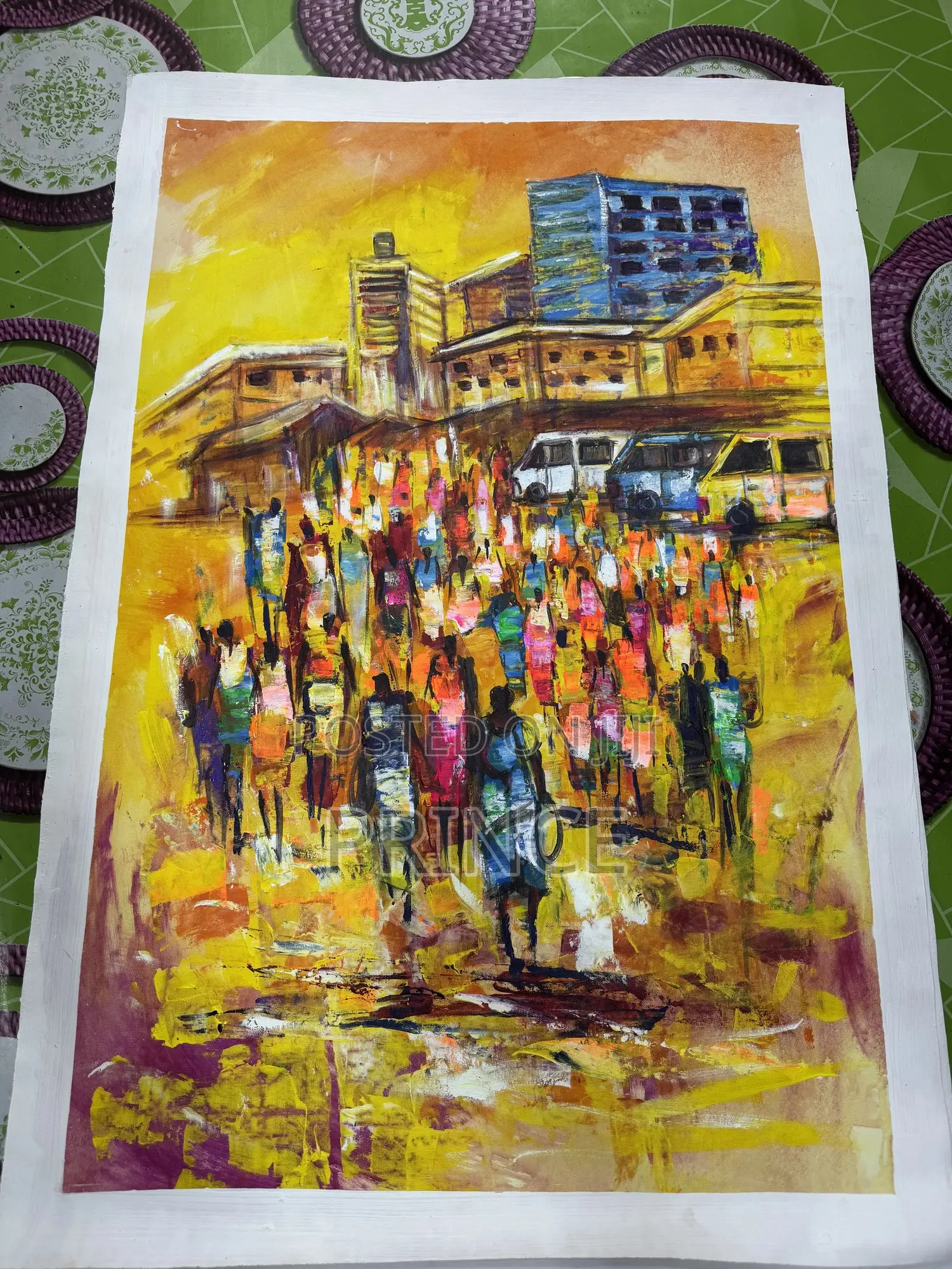 Acrylic Canvas Paintings Art Works