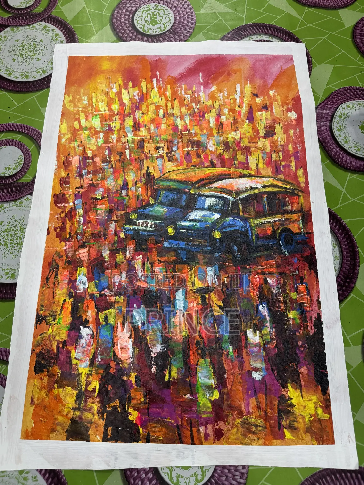 Acrylic Canvas Paintings Art Works