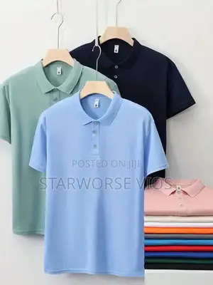Quality Plain Cotton Polo Shirts ( Lacoste)