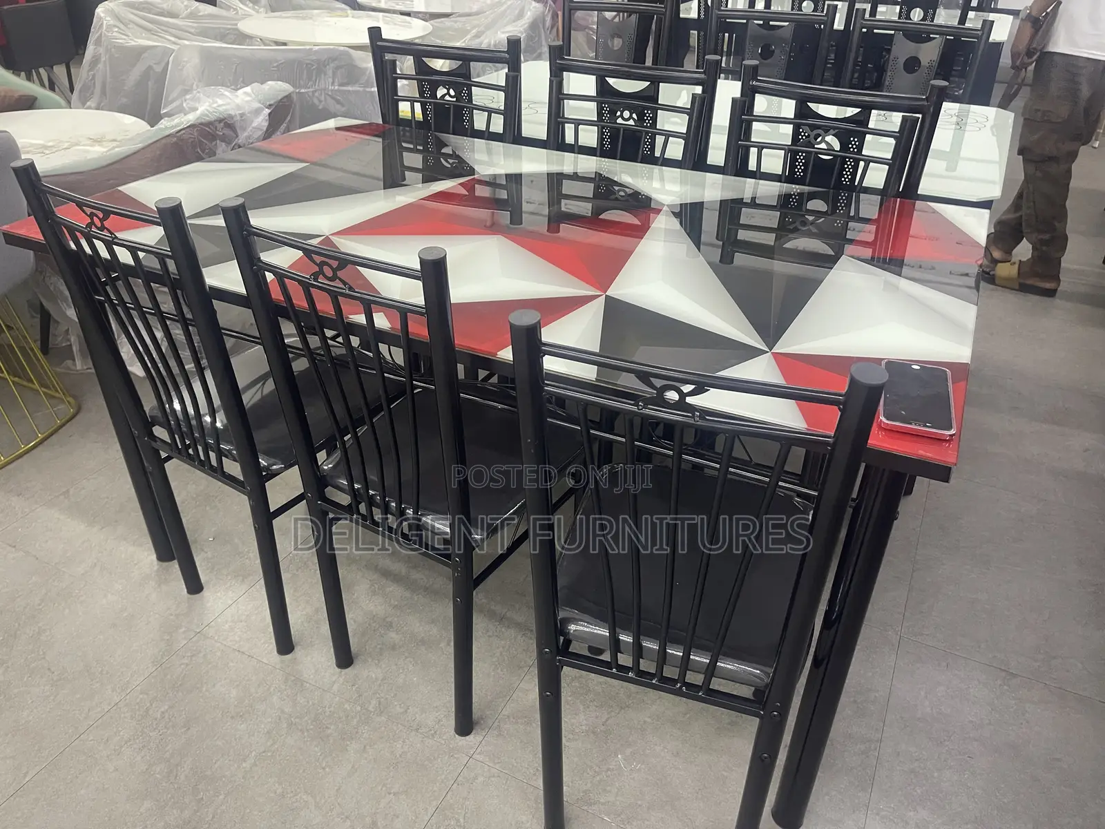 Dining Set With 6 Chairs (Payment on Delivery )