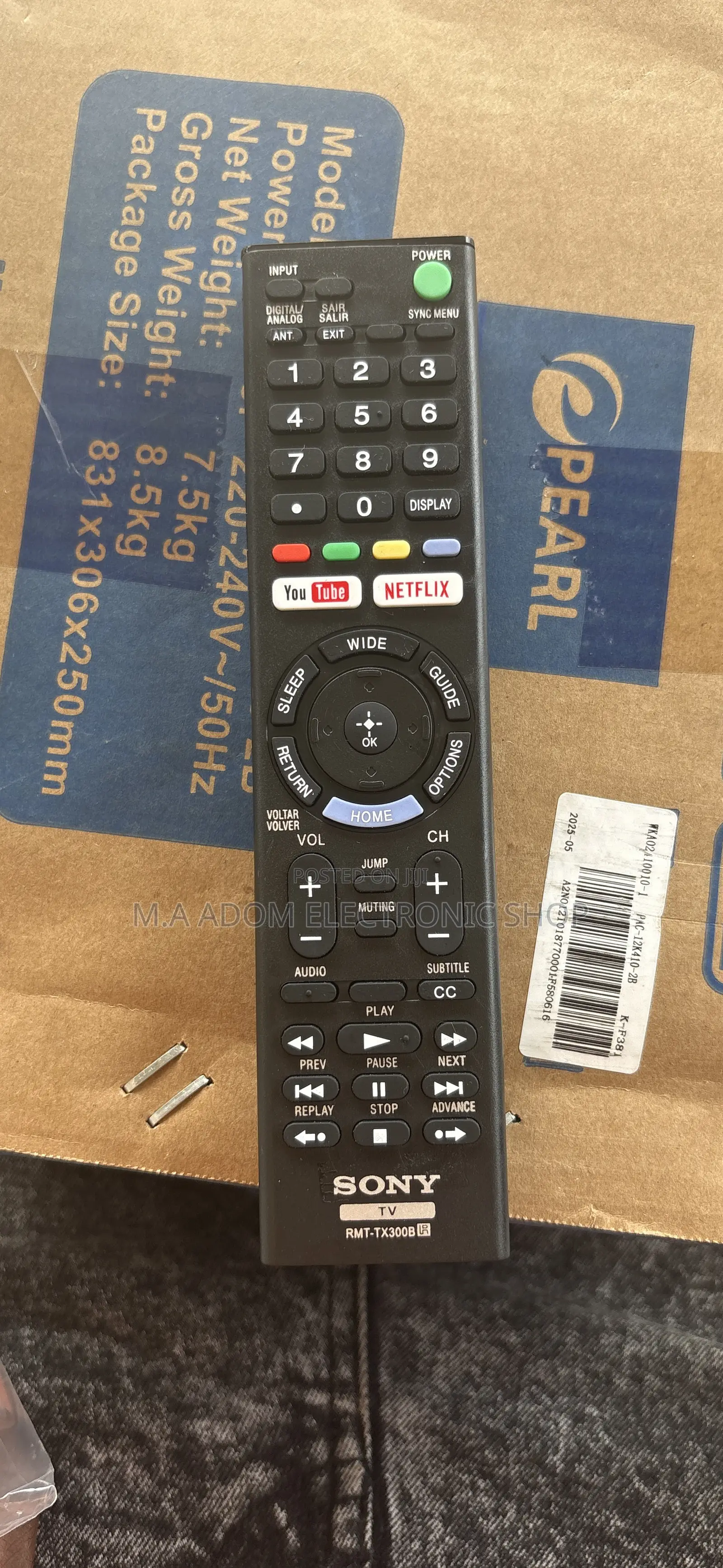 Sony Smart Android Tx300b Remote Control