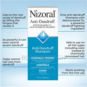 Nizoral Anti-Dandruff Shampoo With 1% Ketoconazole - Fresh Scent