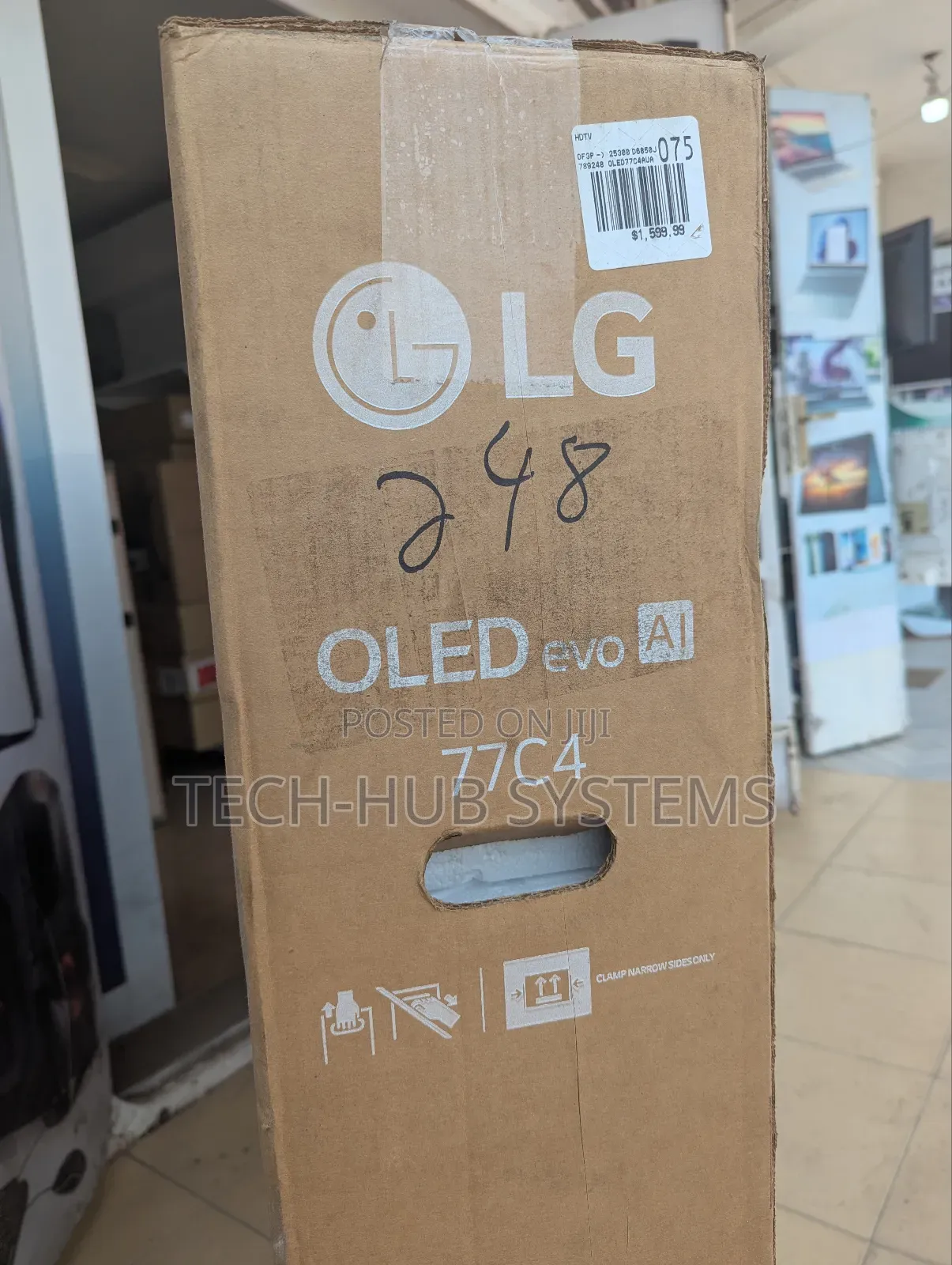 Lg - 77" Class C4 Series Oled Evo Uhd Smart Webos Tv (2024)