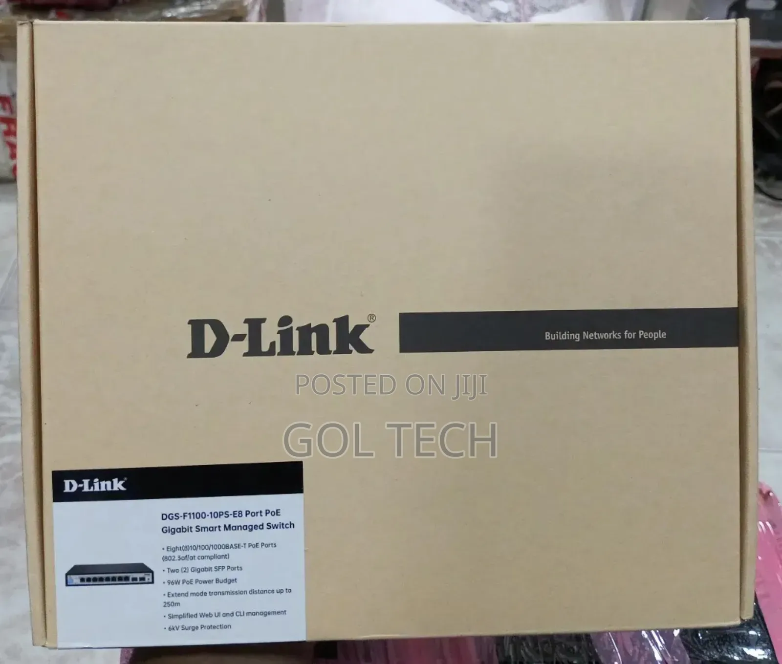 D-Link 8port Poe Gigabit Smart Managed Switch DGS-F1100-10ps-E