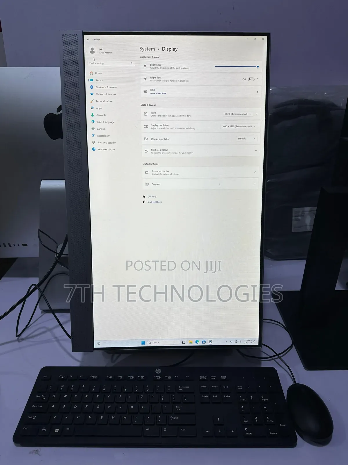 Desktop Computer HP EliteOne 800 16GB Intel Core I5 SSD 256GB