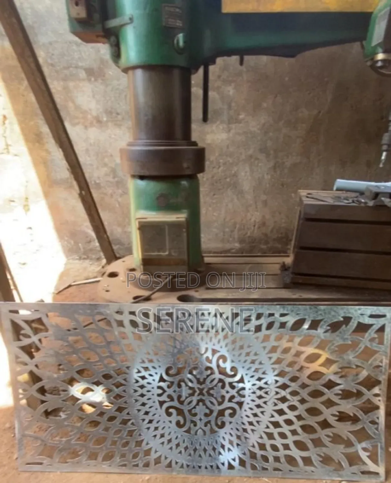 Galvanized Metal Plate With Laser-Cut Design