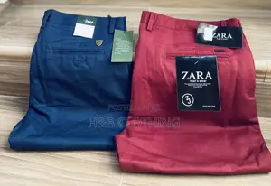 Mens Non Stretch Khaki Trousers