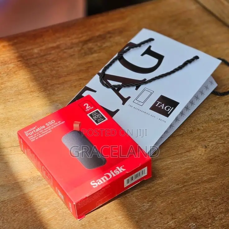 This Is Original Sandisk 2 Terabyte Portable SSD 800mb/S Available