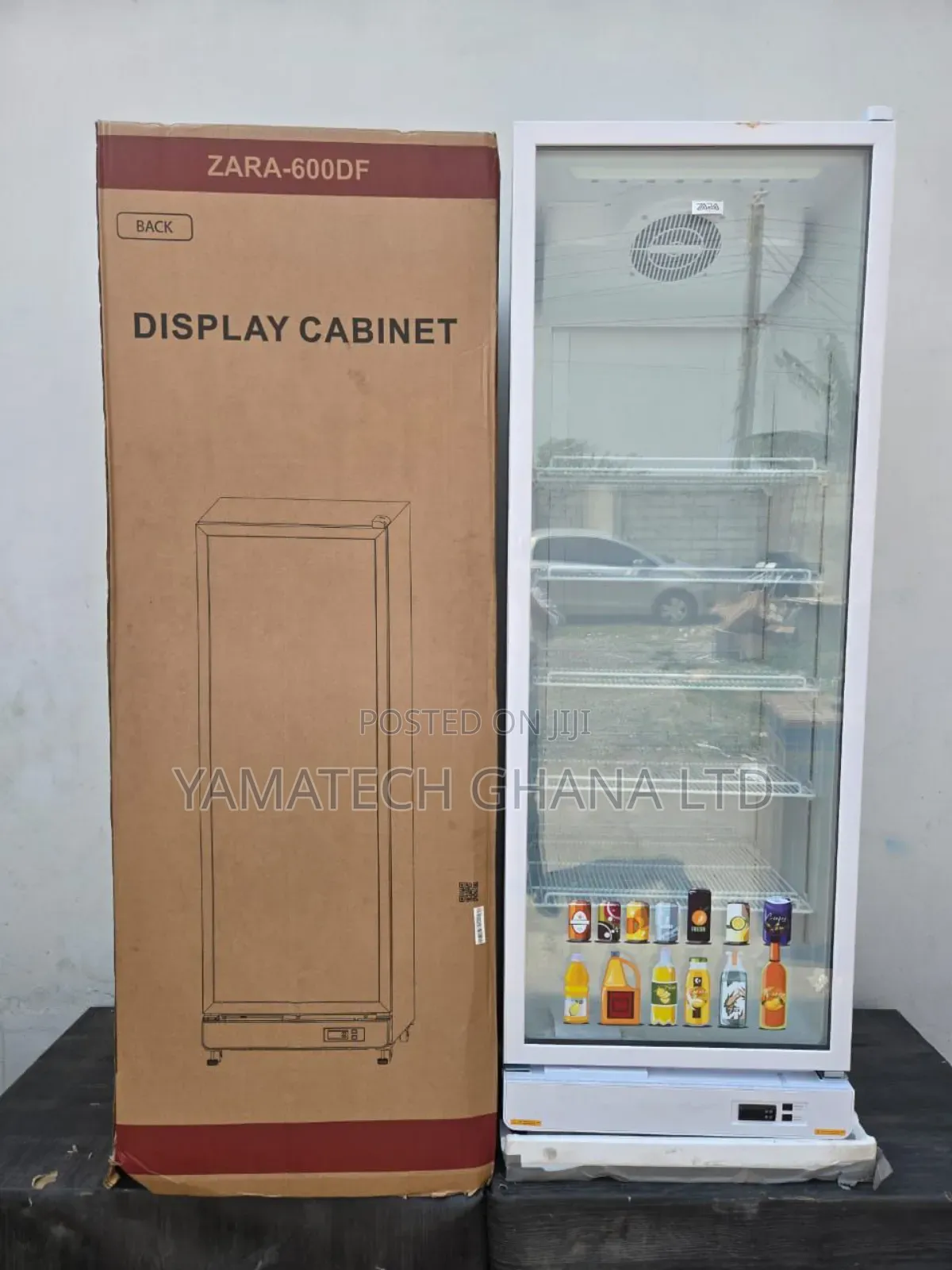 Large Capacity Zara 591litre Single Door Display Fridge