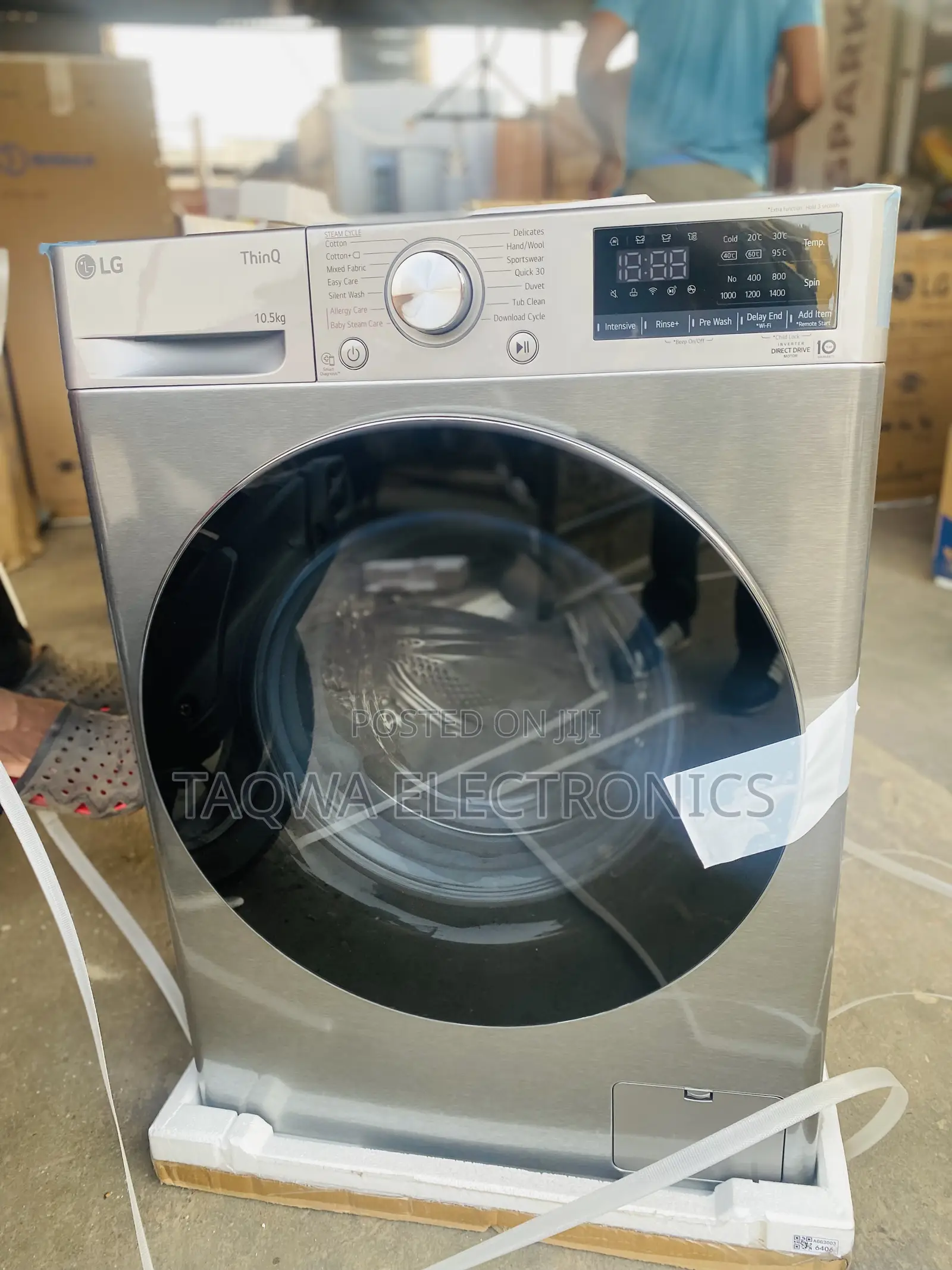 Perfect Lg Front Loading 10.5kg Washing Machine