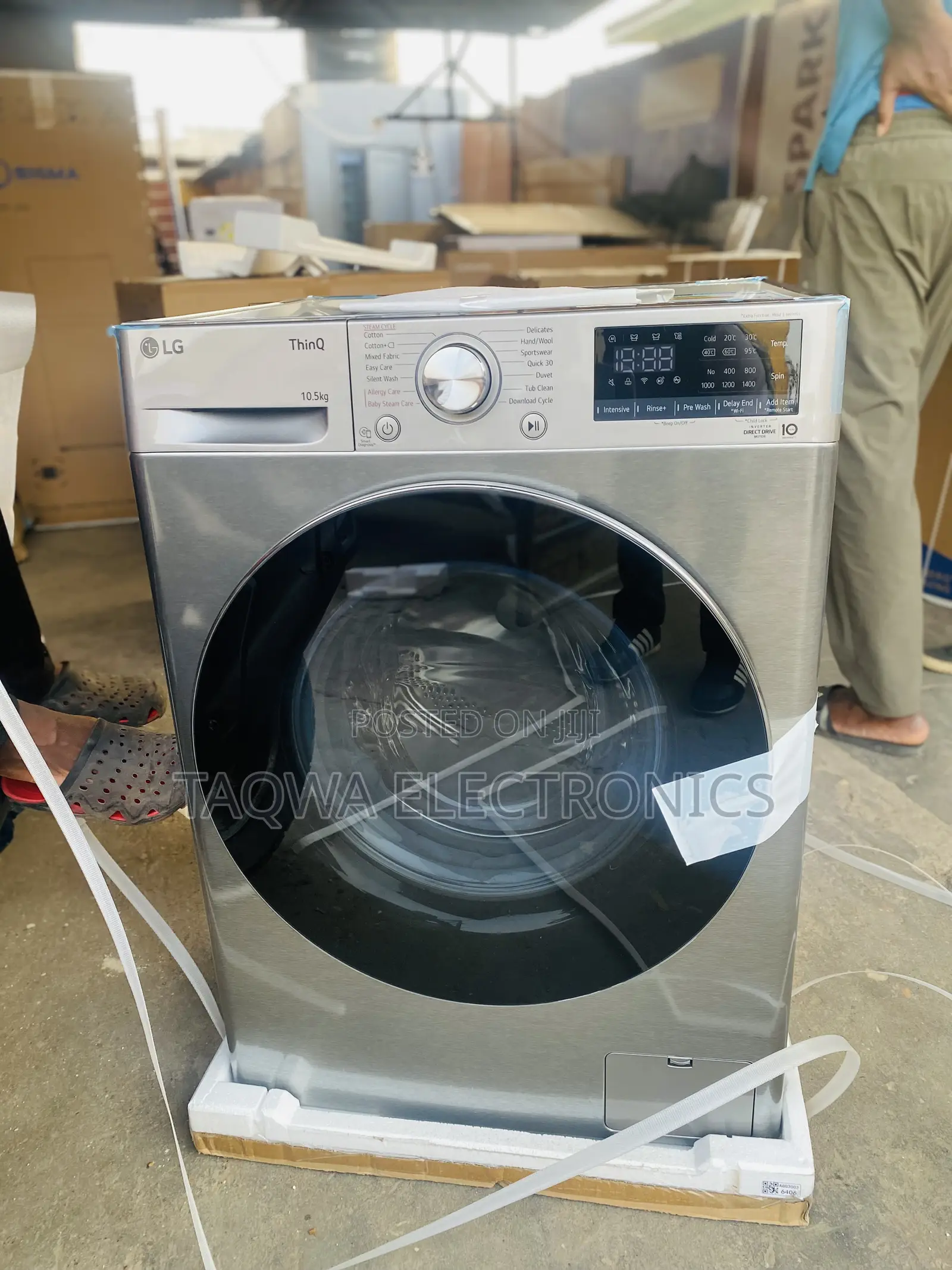 Right for Laundry, Lg 10.5kg Front Load Washing Machine