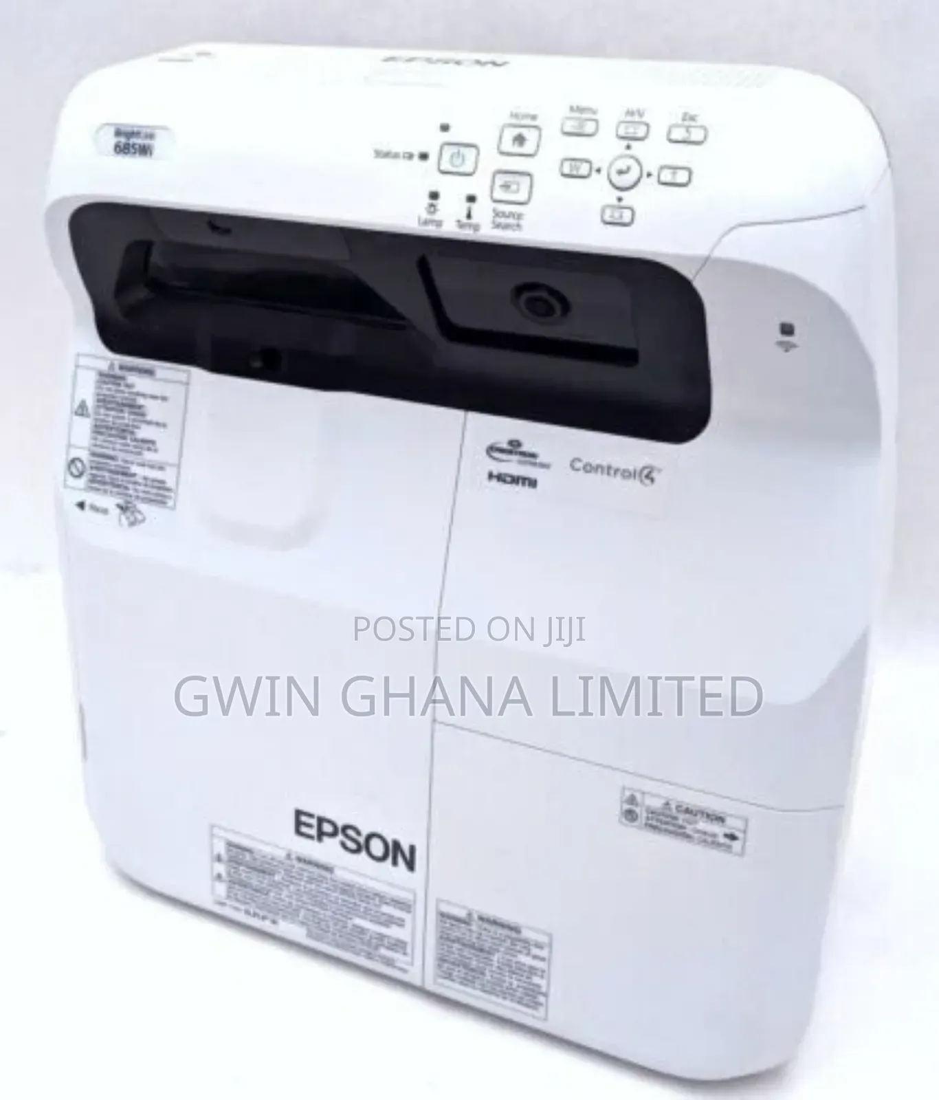Epson Brightlink 680ultra Short-Throw 3500 Lumens. Remote Control