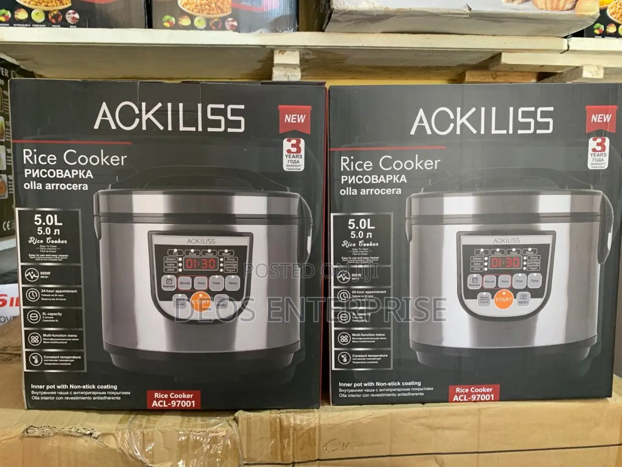 The Ackiliss 5l Smart Steam Stew Rice Cooker