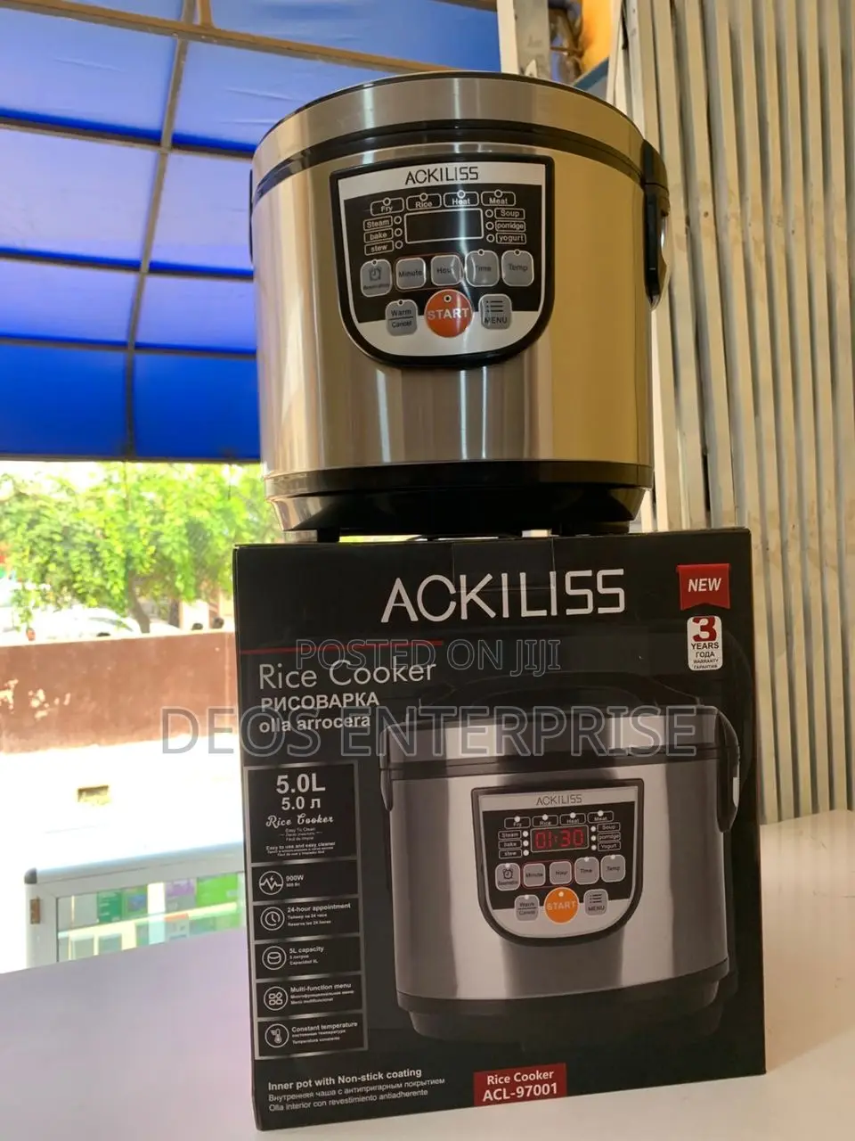 The Ackiliss 5l Digital Dream Rice Cooker