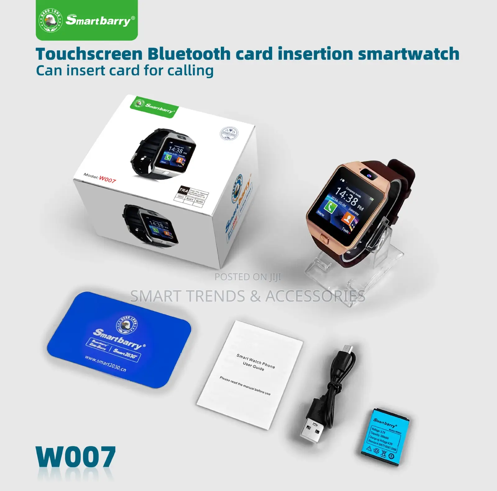 W007 Smartberry 2030 Sim Smartwatch