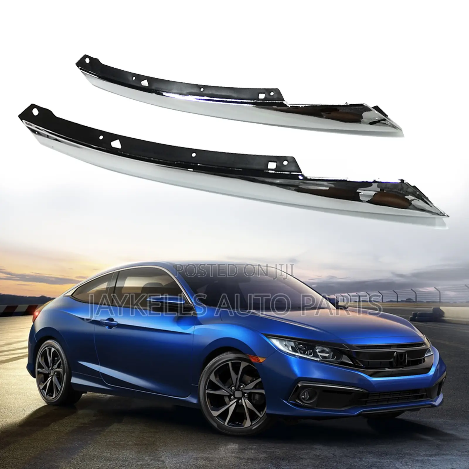 2016-2018 Honda Civic Headlight Chrome