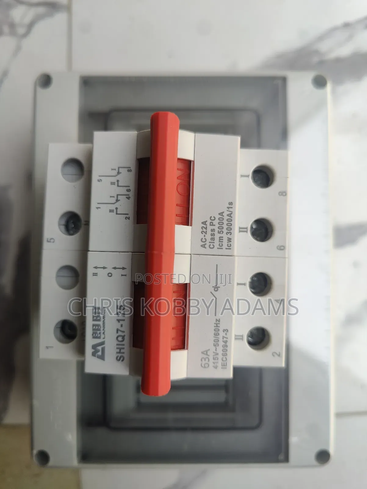 Manual Change Over 63 Amps Portable