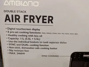 11lit Ambiano Vertical Dual Stack Air Fryer