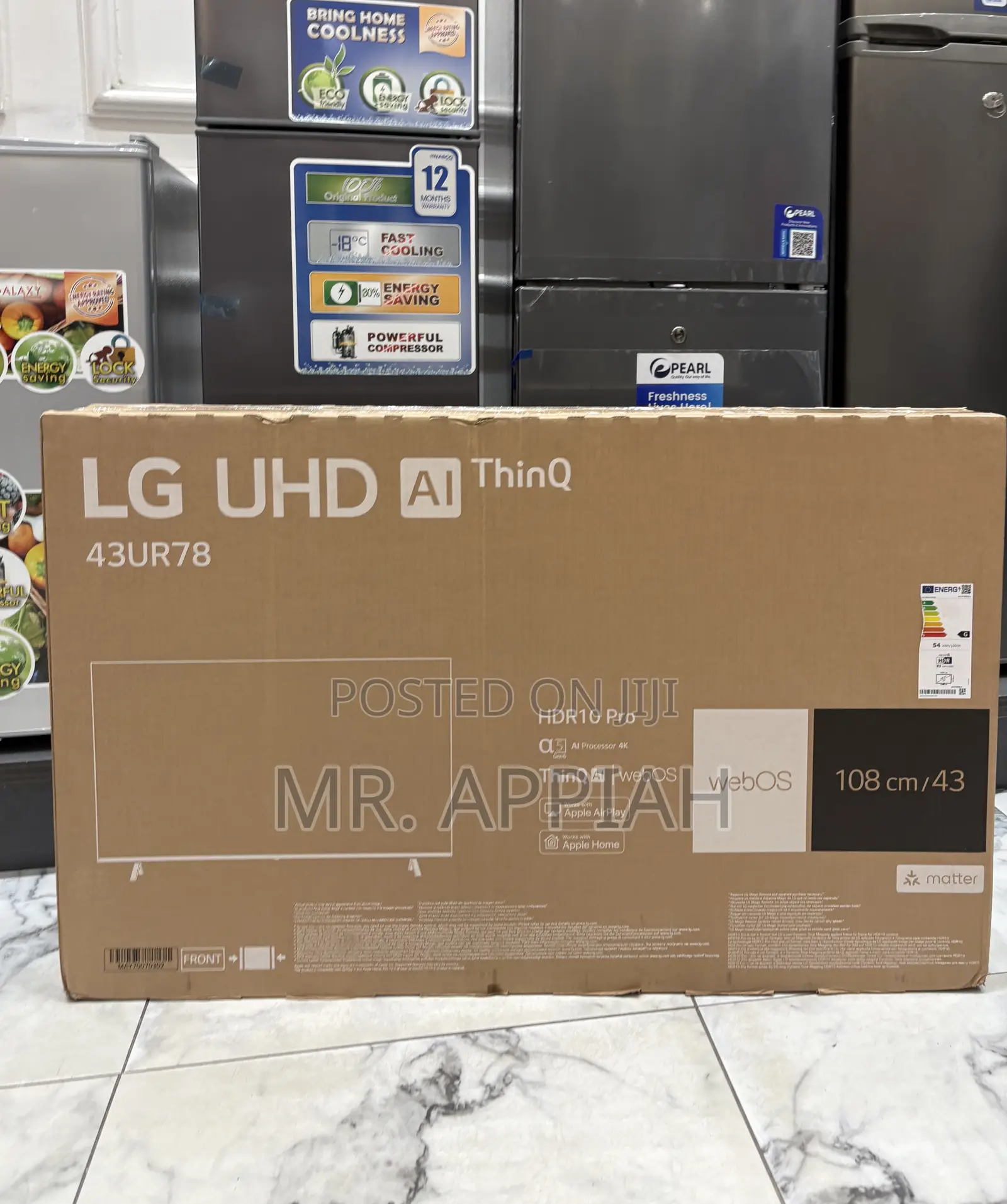 Fresh in Box Lg 43ur7800 43 Inch Smart Television(Black) 