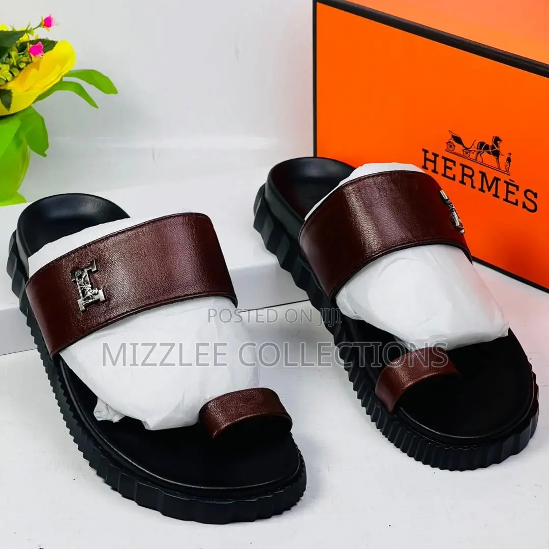 Classic Men Hermes Slippers