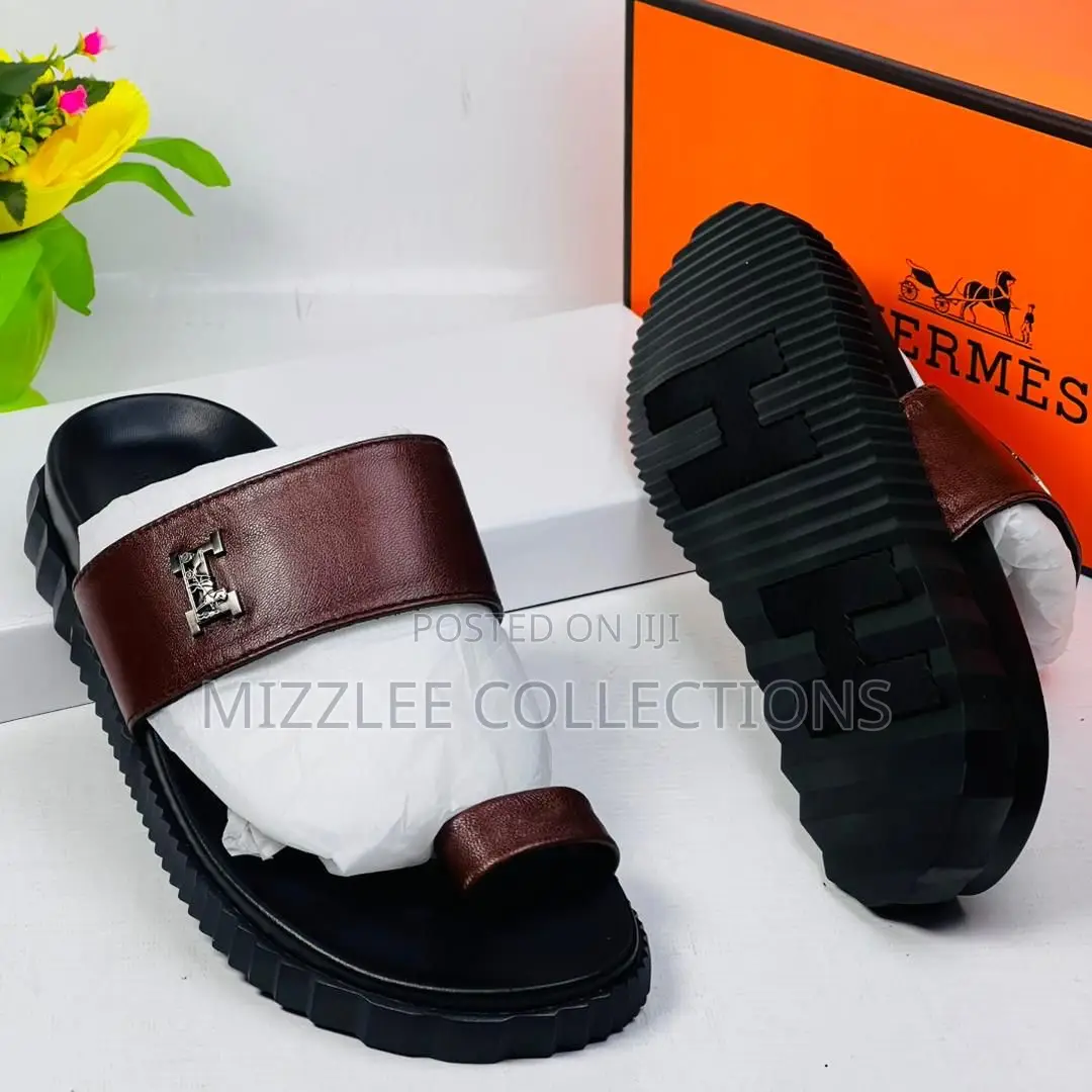Classic Men Hermes Slippers