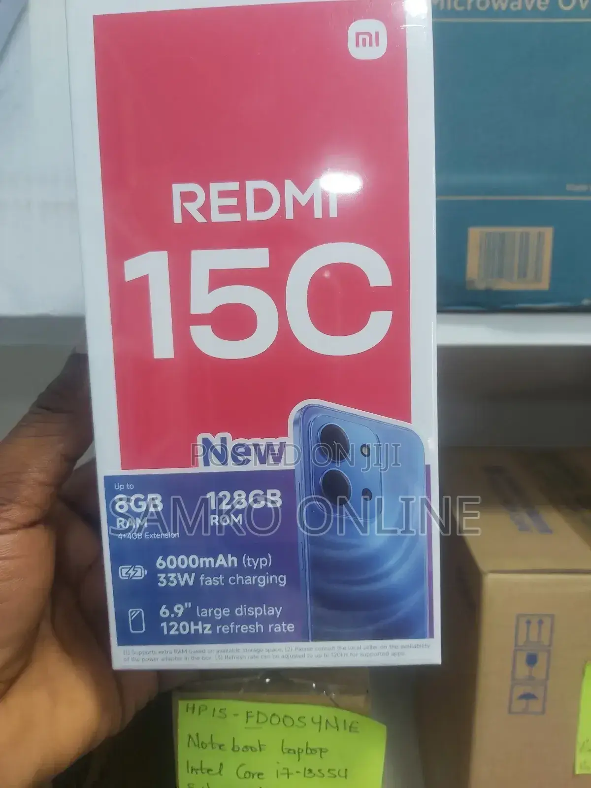 New Xiaomi Redmi 15C 4G 128 GB Gray