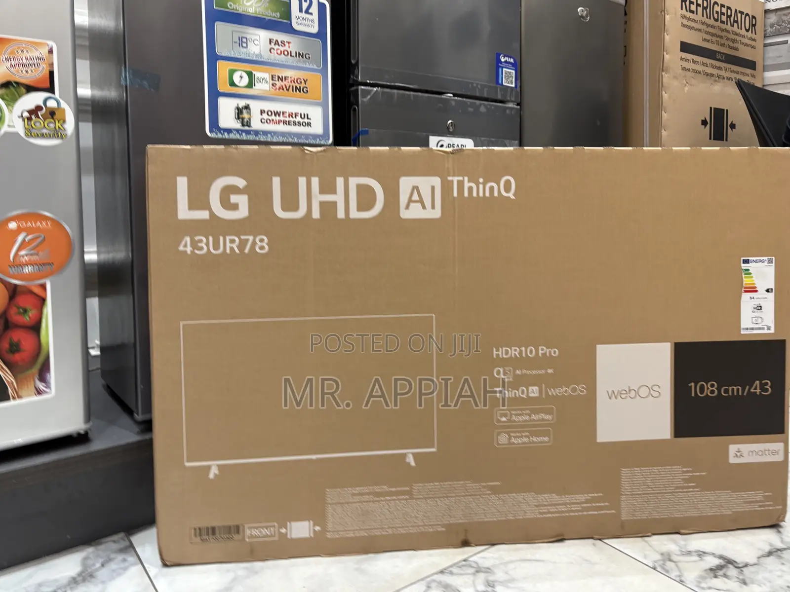 Purchase Original Lg 43ur7800 43 Inch Uhd Smart Screen Tv(Black).