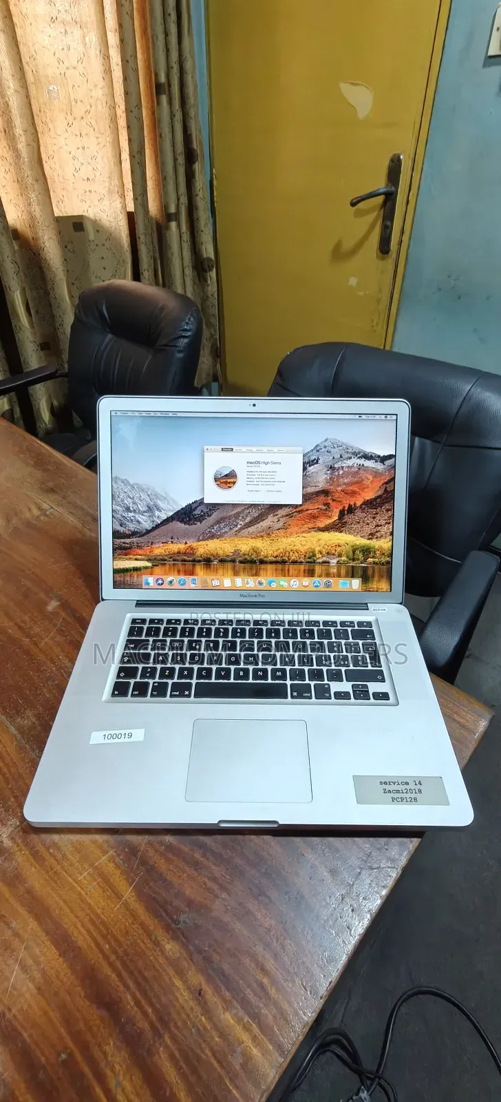 Laptop Apple MacBook Pro 2012 8GB Intel Core I7 SSD 512GB