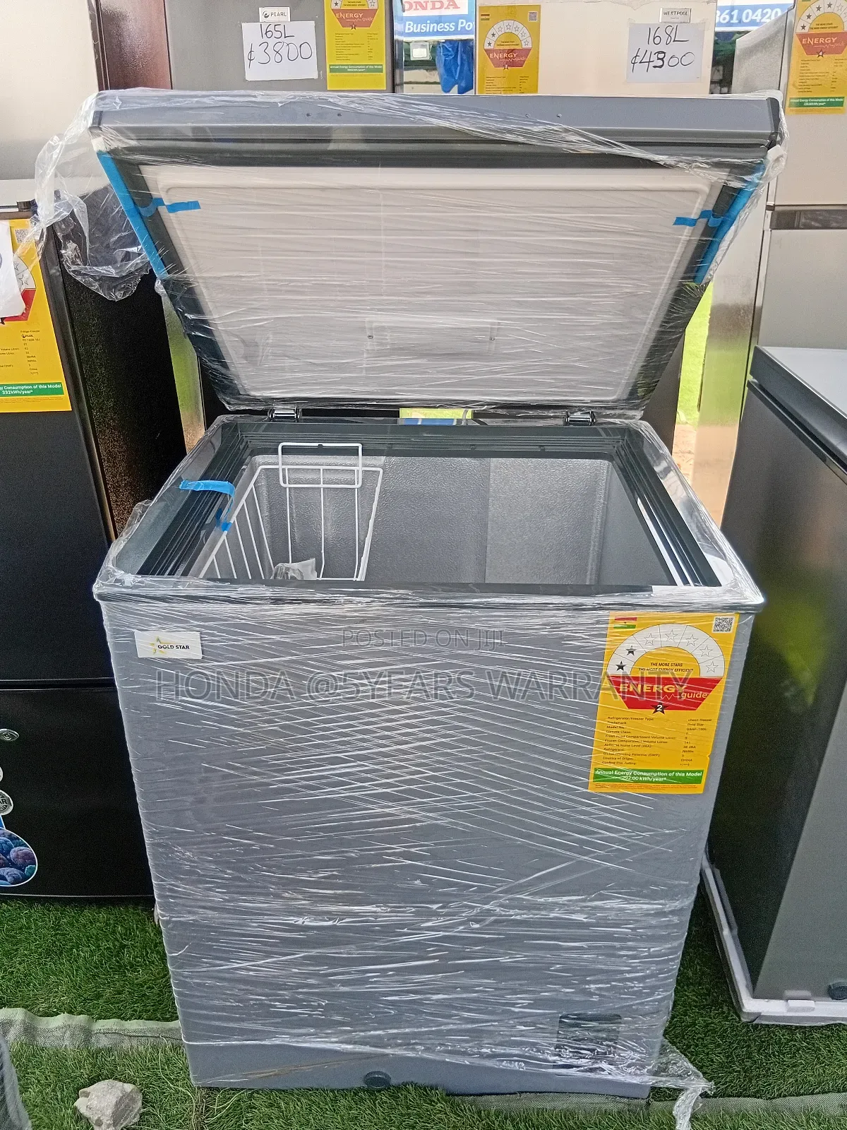 141l Chest Freezer Fridge for Home Shop Use