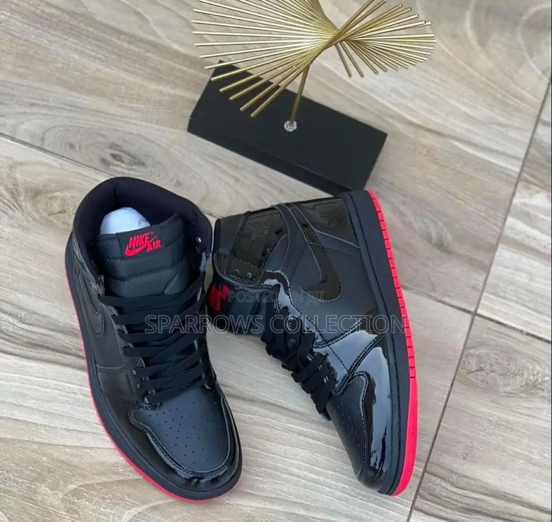 Air Jordan 1 Mirror Black/Red High